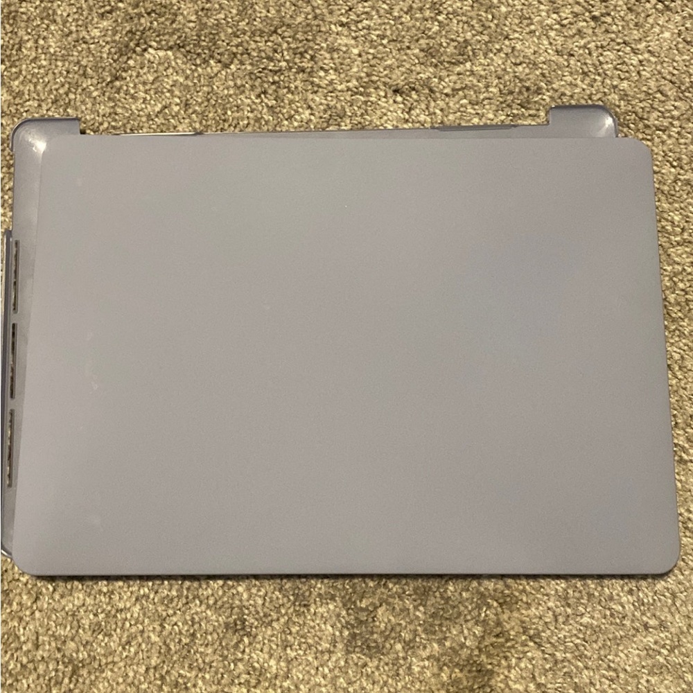 Matte Blue Macbook Pro with Touchbar case with keyboard cover